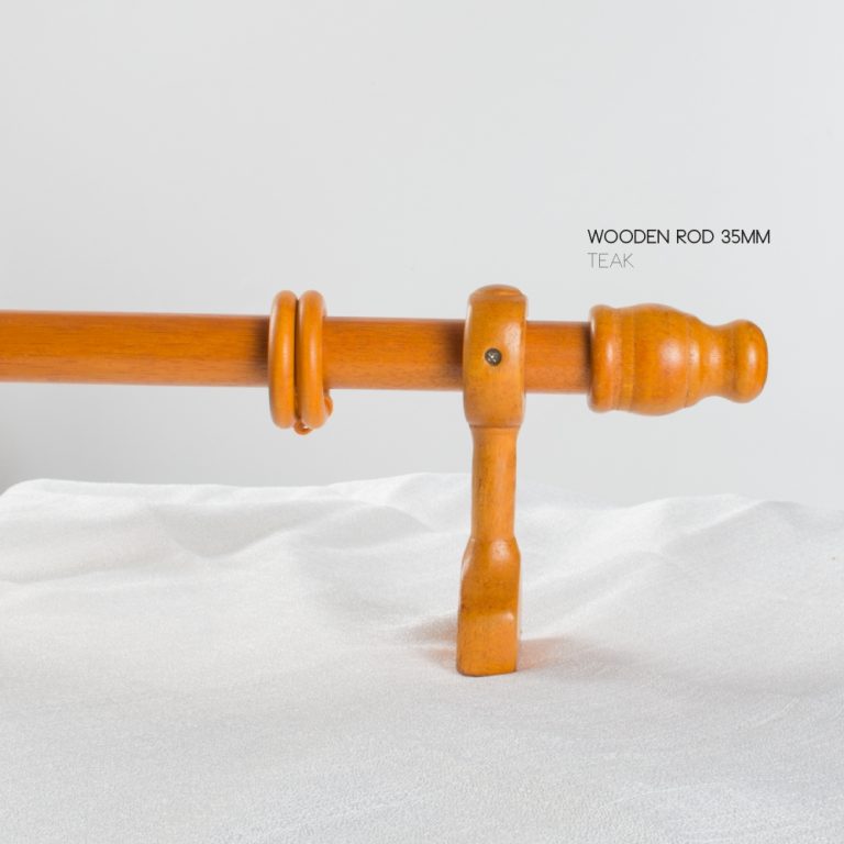 Wooden Rod 35mm - Teak - Felton