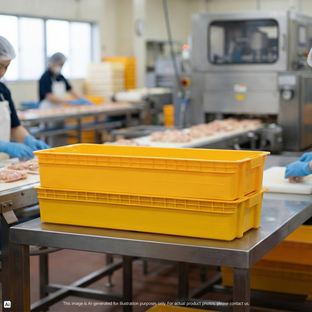 Industrial Stackable Tray 2074C https://felton.com.my/product/industrial-stackable-tray-2074c/ Felton Malaysia