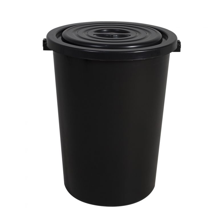 Heavy Duty Pail w/Cover (Black) Series - Felton