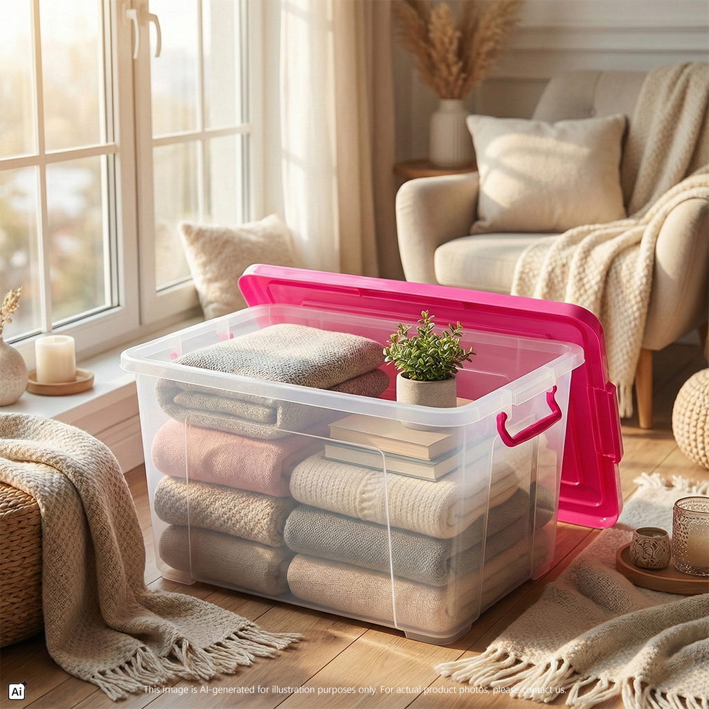 Storage Box with Wheel Series https://felton.com.my/product/transparent-storage-box-with-wheel-series/ Felton Malaysia