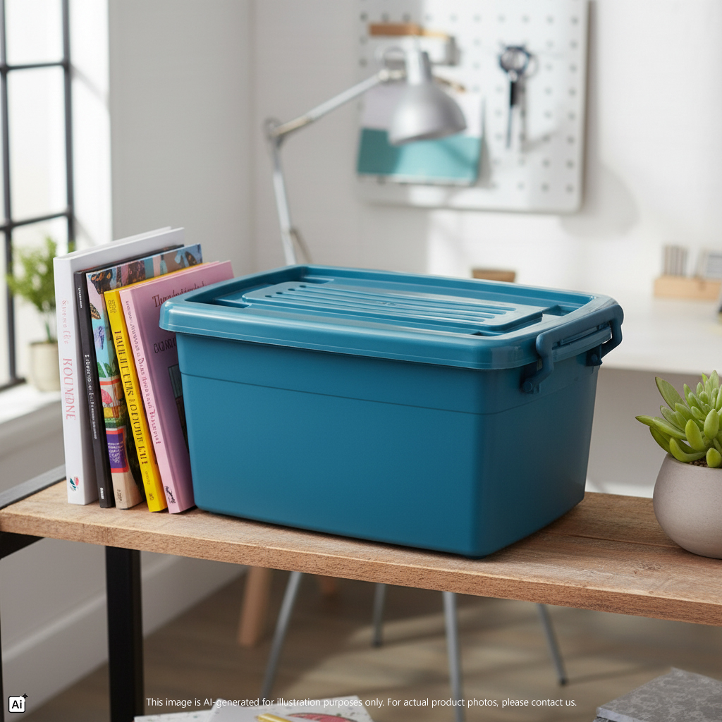 Storage Box with Wheel 570W https://felton.com.my/product/sb-with-wheel-570w/ Felton Malaysia