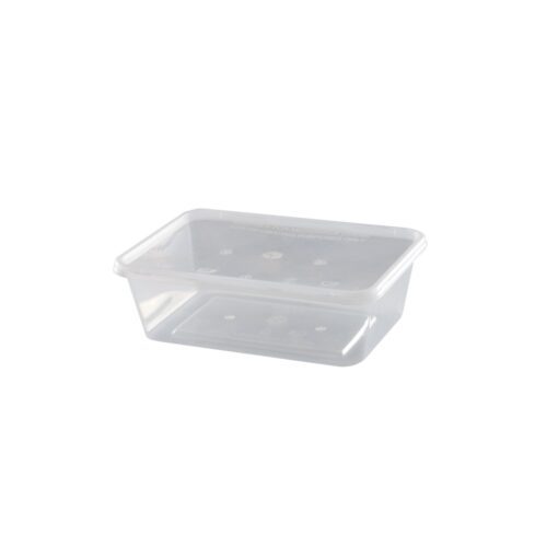 750ml plastic rectangle disposable food container