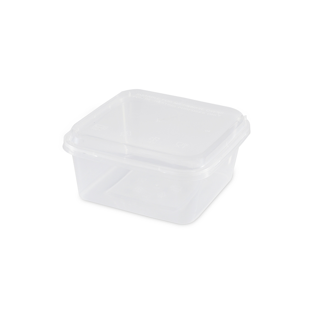 Microwavable Square Container FSQ 550 (550ml) Felton