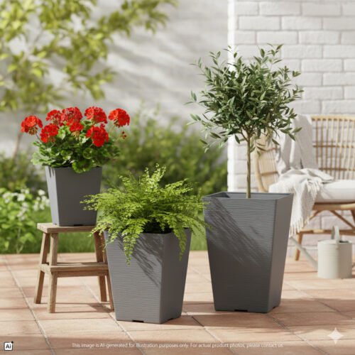 Sylvan Foliage Planter Pot Series https://felton.com.my/product/square-flower-pot-fbl-2510-series/ Felton Malaysia