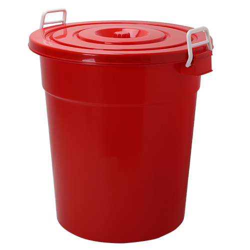 large water pail basin red