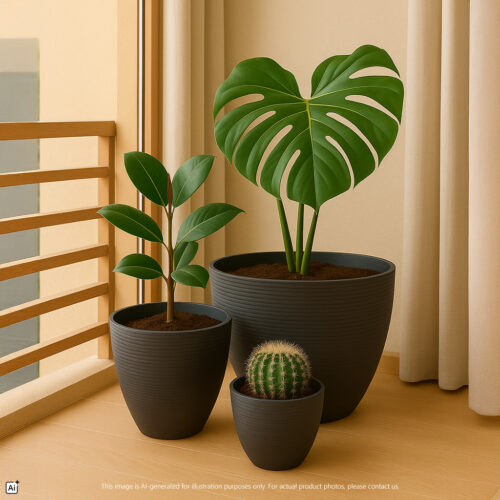Verdant Bloom Planter Pot Series https://felton.com.my/product/round-flower-pot-fbl-2400-series/ Felton Malaysia