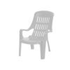 Plastic Lazy Chair White