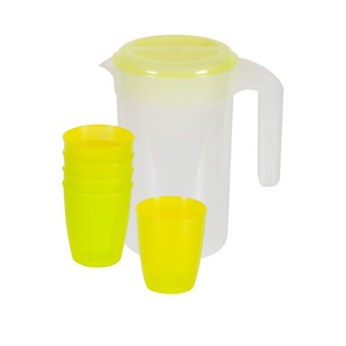 Plastic Jug with 5pcs Cup
