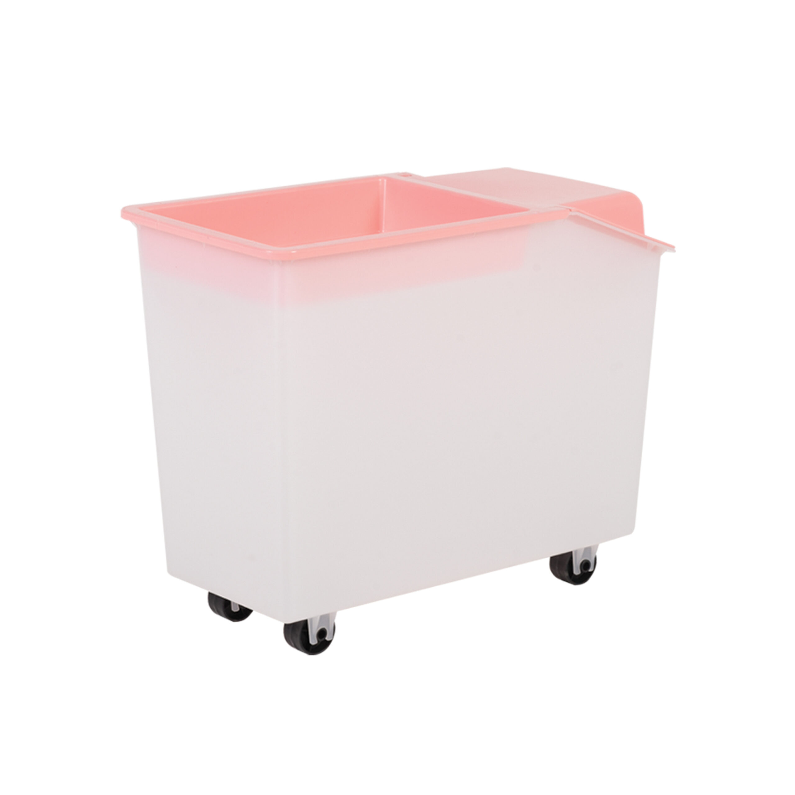 Multipurpose Storage Bin With Wheel pink