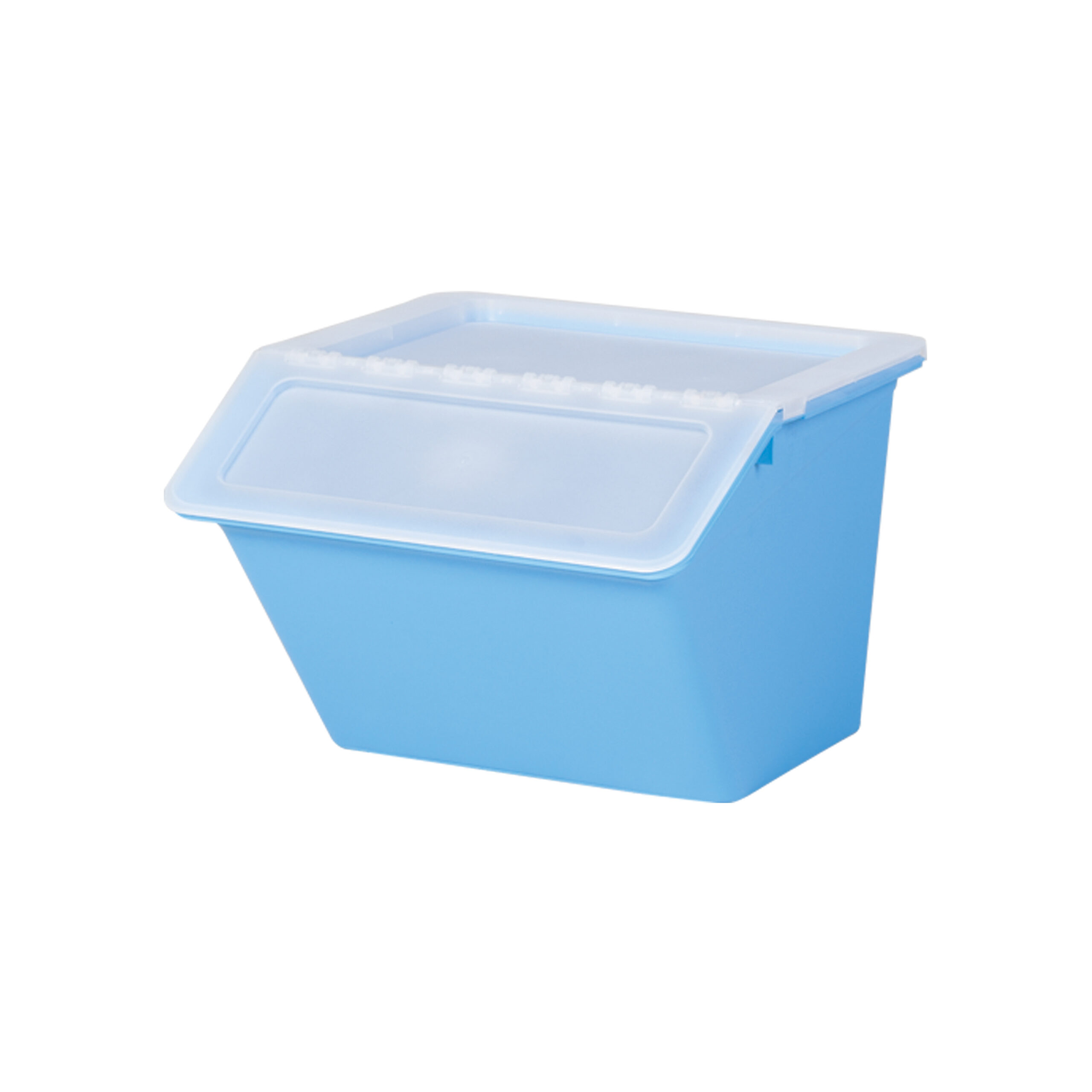 FSB 2004_4 flip storage box organizer blue