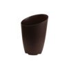 Plastic Round Flower Pot Brown