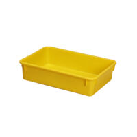 Stackable Food Grade Tray Yellow