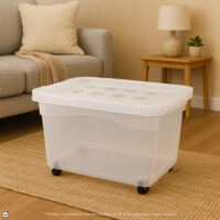 Transparent Storage Box with Wheel 2900 Series