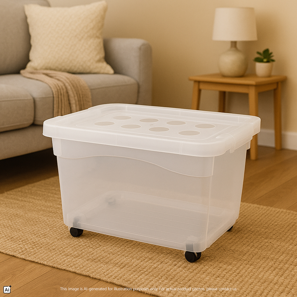 Transparent Storage Box with Wheel FSB 2901 Transparent Storage Box with Wheel 2900 Series