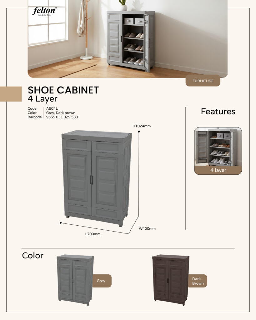 Shoe Cabinet 4 Layer https://felton.com.my/product/shoe-cabinet-4-layer/ Felton Malaysia Shoe Cabinet 4 Layer https://felton.com.my/product/shoe-cabinet-4-layer/ Felton Malaysia
