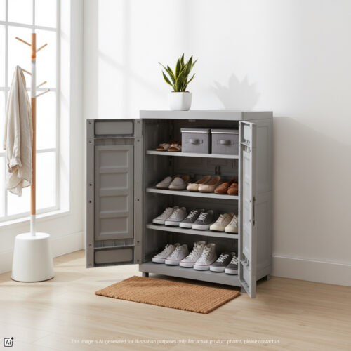 Shoe Cabinet 4 Layer https://felton.com.my/product/shoe-cabinet-4-layer/ Felton Malaysia
