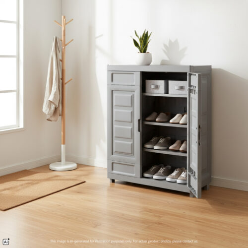 Shoe Cabinet 4 Layer https://felton.com.my/product/shoe-cabinet-4-layer/ Felton Malaysia