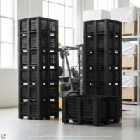 Stackable Heavy Duty Pallet Basket