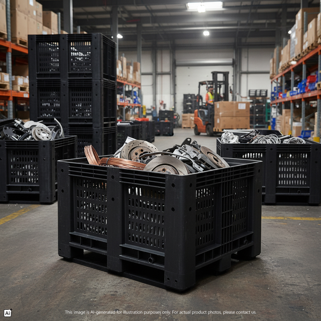 Stackable Heavy Duty Pallet Basket 3067 https://felton.com.my/product/stackable-heavy-duty-pallet-basket-3067/ Felton Malaysia