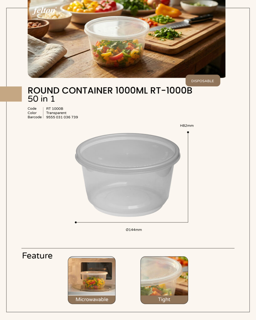 1000ml – Round Container | RT-1000B https://felton.com.my/product/1000ml-round-container-rt-1000b/ Felton Malaysia 1000ml – Round Container | RT-1000B https://felton.com.my/product/1000ml-round-container-rt-1000b/ Felton Malaysia