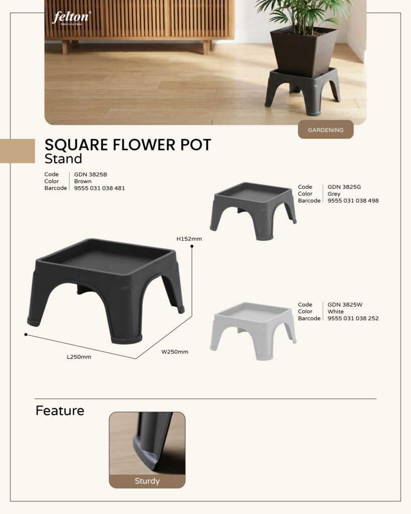 Flower Pot Stand Series https://felton.com.my/product/flower-pot-stand-series/ Felton Malaysia