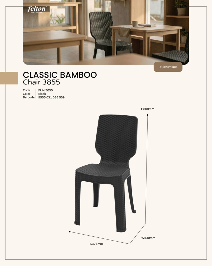 Classic Bamboo Chair 3855 https://felton.com.my/product/classic-bamboo-chair-3855/ Felton Malaysia